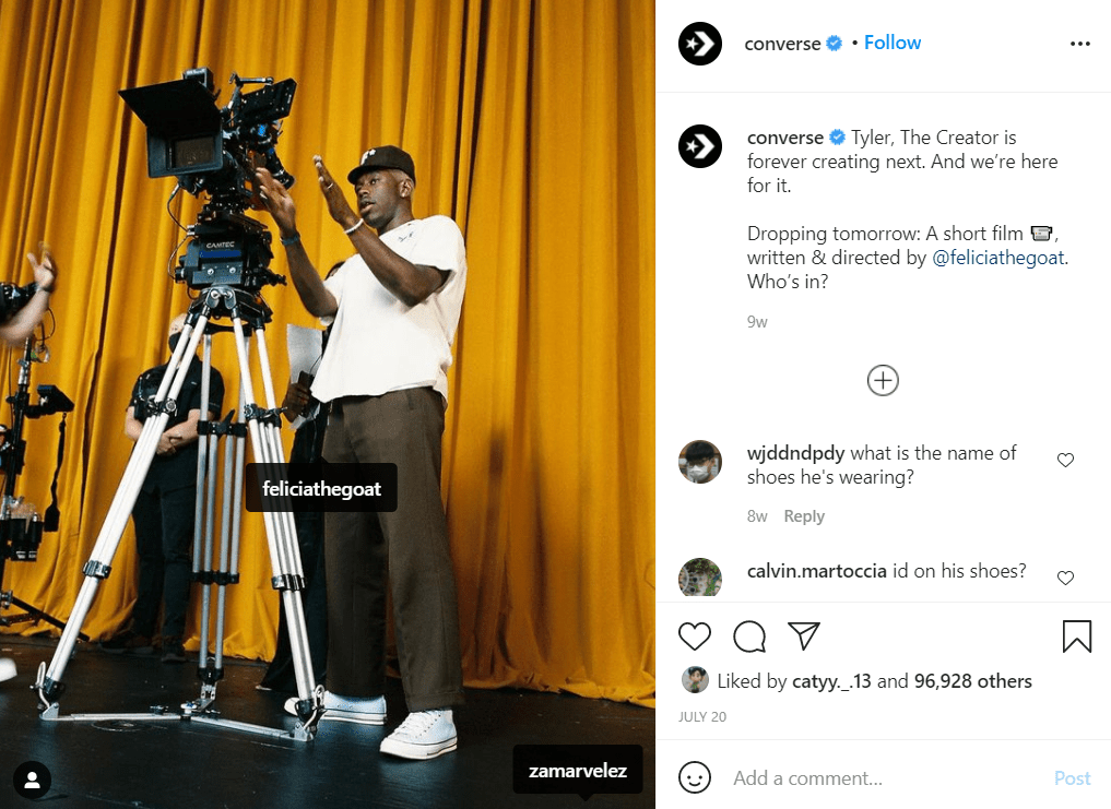 how-to-get-likes-on-instagram-converse-collab-example