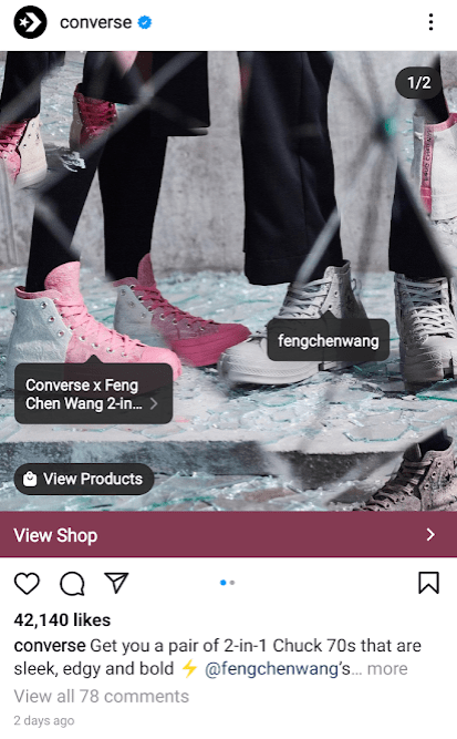 Converse Instagram Feed Example