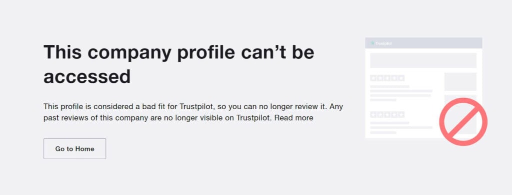 A screenshot of Muchfollowers’ Trustpilot page.

