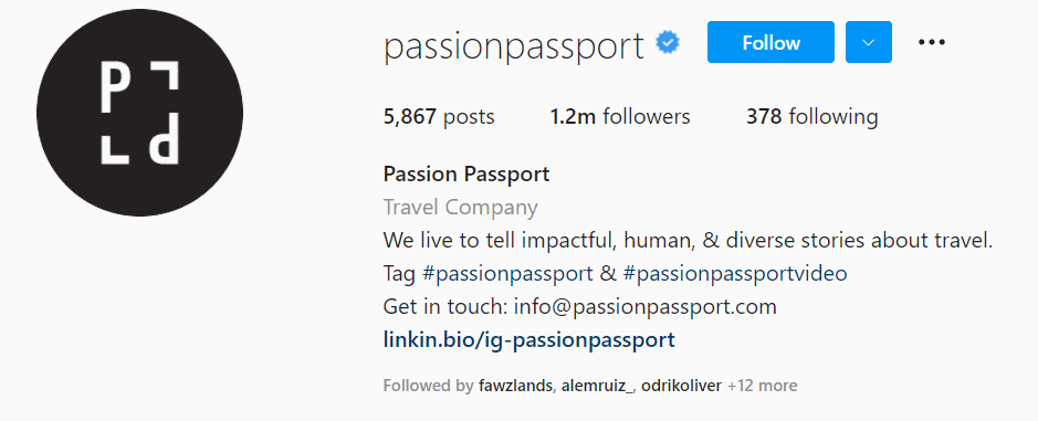 Passion Passport Instagram Community
