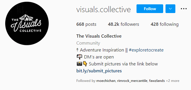 The Visuals Collective Instagram Community